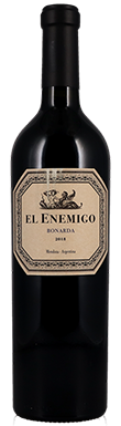 El Enemigo Wines, Bonarda, Mendoza 2018
