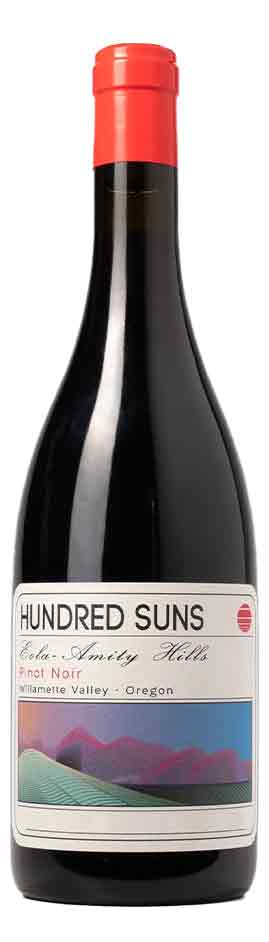  Hundred Suns, Pinot Noir, Eola-Amity Hills, Willamette Valley, Oregon, USA 2022