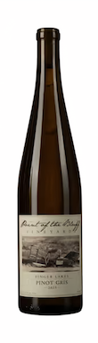 Bottle of Point of the Bluff Vineyards, Pinot Gris, Finger Lakes, New York, USA, 2025