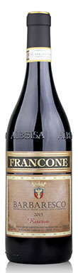 Francone, Riserva, Barbaresco, Neive, Piedmont, Italy, 2017