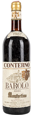 Giacomo Conterno, Monfortino Riserva, Barolo, Piedmont 1987