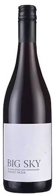Big Sky, Te Muna Pinot Noir, Martinborough, Wairarapa, New Zealand 2024