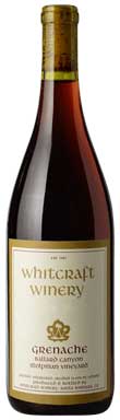 Whitcraft, Stolpman Vineyard Grenache, Ballard Canyon, Santa Barbara County, California, USA 2023