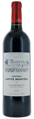 Château Lafite Monteil, Grande Reserve, Bordeaux Supérieur, France 2018