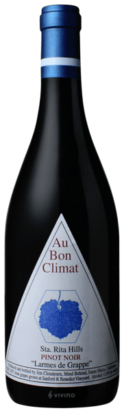 Au Bon Climat, Larmes de Grappe Pinot Noir, Sta Rita Hills, Santa Barbara County, California, USA 2018