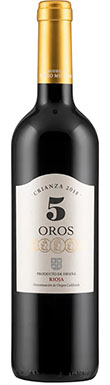 Lidl, 5 Oros Crianza, Rioja, Spain 2018