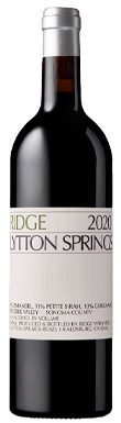 Ridge Vineyards, Lytton Springs, Dry Creek Valley, Sonoma County, California, USA 2020