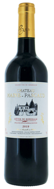 Château Maine Pascaud, Côtes de Bordeaux, Bordeaux, France, 2019