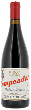 Bodegas Martínez Lacuesta, Campeador, Rioja, Alta, 2005