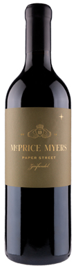 McPrice Myers, Zinfandel, Paper Street Vineyard, Willow Creek, Paso Robles, California 2019