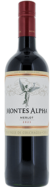 Montes, Alpha Merlot, Colchagua Valley, Chile, 2021