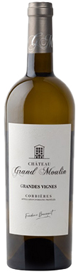 Château Grand Moulin, Grandes Vignes Blanc, Corbieres, Languedoc-Roussillon, France 2022