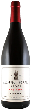 Mountford Estate, The Rise Pinot Noir, North Canterbury, New Zealand 2018