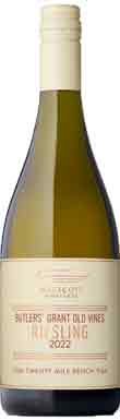 Wescott, Butler's Old Vines Riesling, Twenty Mile Bench, Niagara Peninsula, Ontario, Canada 2022