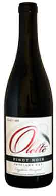 Olet'te Wines, Reserve Pinot Noir, Petaluma Gap, Marin County, California, USA 2022