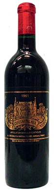 Château Palmer, Margaux, 3ème Cru Classé, Bordeaux, 1961