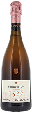 Philipponnat, 1522 1er Cru Rosé Extra Brut, Champagne, 2014