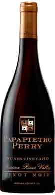 Papapietro Perry, Nunes Vineyard Pinot Noir, Russian River Valley, Sonoma County, California, USA 2021