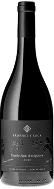 Prophet's Rock, Cuvee Aux Antipodes Pinot Noir, Bendigo, Central Otago, New Zealand 2021