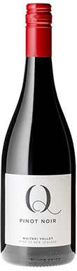 Q Wine, Pinot Noir, Waitaki Valley, New Zealand, 2022