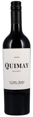 Quimay, Valle de Uco Malbec, Uco Valley, Mendoza, 2020