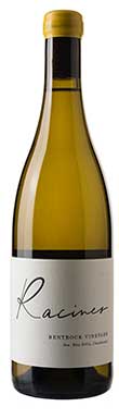 Racines, Bentrock Chardonnay, Santa Barbara County, Sta Rita Hills, California 2021