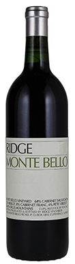 Ridge Vineyards, Monte Bello, Santa Cruz Mountains 2015