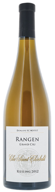 Schoffit, Clos St-Théobald Riesling, Grand Cru Rangen, Alsace, France 2012