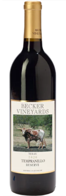 Becker Vineyards, Reserve Tempranillo, Texas, USA, 2020