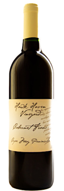 Hawk Haven, Signature Series Cabernet Franc, Cape May Penninsula, New Jersey, USA 2019