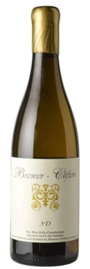 Brewer-Clifton, 3D Chardonnay, Sta Rita Hills, Santa Barbara County, California, USA 2021