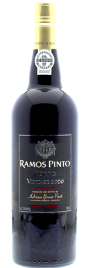 Ramos Pinto, Vintage Port, Douro Valley, Portugal, 2000