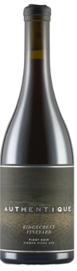 Authentique Wine Cellars, Ridgecrest Vineyard Pinot Noir, Ribbon Ridge, Willamette Valley, Oregon, USA 2019