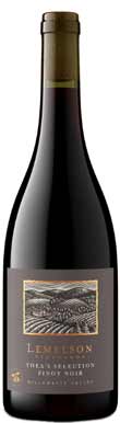 Lemelson, Thea's Selection Pinot Noir, Willamette Valley, Oregon, USA 2022