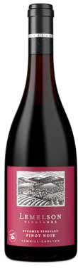 Lemelson, Stermer Vineyard Pinot Noir, Yamhill-Carlton, Willamette Valley, Oregon, USA 2022