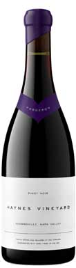 Haynes Vineyard, Forgeron Pinot Noir, Napa Valley, Coombsville, California, USA 2021