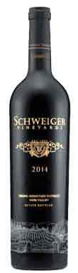 Schweiger Vineyards, Cabernet Sauvignon, Spring Mountain, Napa Valley, California, USA 2014