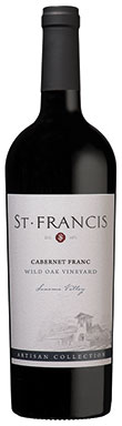 St Francis, Wild Oak Vineyard Cabernet Franc, Sonoma County, California 2019