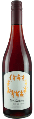 Ten Sisters Wine, Pinot Noir, Marlborough, New Zealand 2020