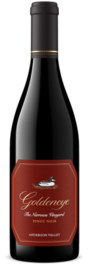 Goldeneye, The Narrows Vineyard Pinot Noir, Anderson Valley, Mendocino County, California, USA 2020