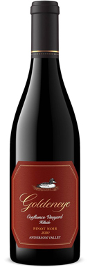 Goldeneye, Confluence Vineyard Hillside Pinot Noir, Anderson Valley, Mendocino County, California, USA 2020