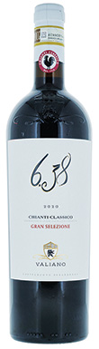 Valiano, 6.38 Gran Selezione, Chianti, Classico, Tuscany 2020