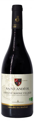 Vignerons Ardéchois, Bio, Côtes du Rhône Villages Saint-Andéol, Rhône, France 2022