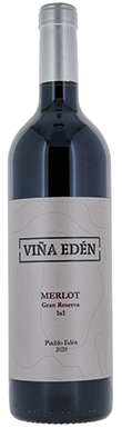 Viña Edén, Gran Reserva Merlot, Pueblo Edén, Maldonado, Argentina 2020