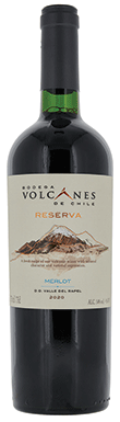 Volcanes de Chile, Reserva Merlot, Rapel Valley, Chile, 2020