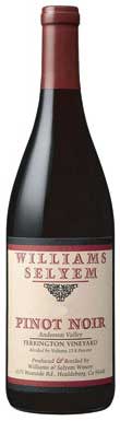 Williams Selyem, Ferrington Vineyard Pinot Noir, Anderson Valley, Mendocino County, California, USA 2021