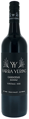 Yarra Yering, Carrodus Shiraz, Yarra Valley, Victoria, 2018